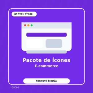 Pacote de Ícones para Loja Virtual